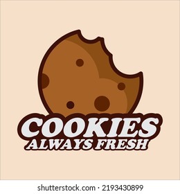 Cookies logo design vector illustration