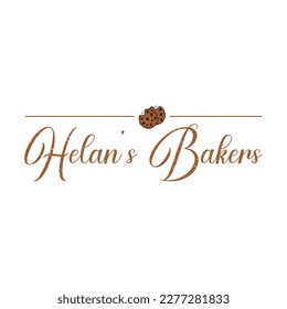 Cookies logo design vector illustration