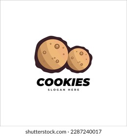 Cookies Logo-Design, Vektorgrafik