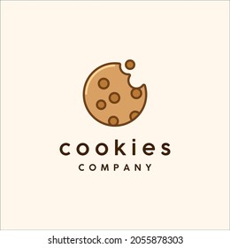 Cookies Logo Design Vector Template Stock Vector (Royalty Free ...