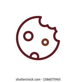 Cookies logo template vector icon design