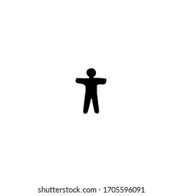 icono del hombre galletas. vector man cookies en fondo gris