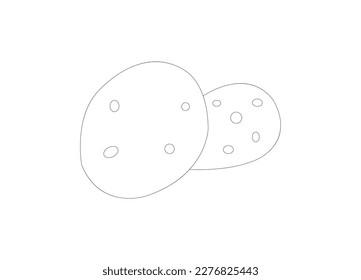 Cookies online art icon. Color vector icon isolated on white background cookies.