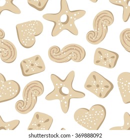 cookies pattern hearts bakery products confection
