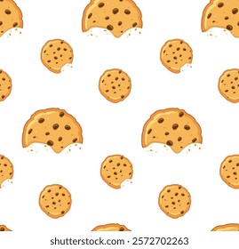 cookies pattern vector design background