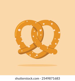 cookies, pretzels for pastry shop. snack food icon for symbol and web