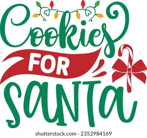 Cookies For Santa - Christmas Design