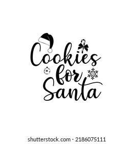 cookies for Santa t-shirt design