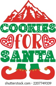cookies for santa vector file