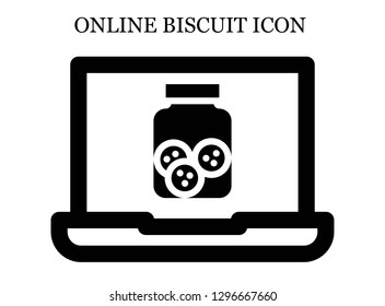 Cookies search icon. Editable Cookies search icon for web or mobile.