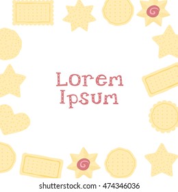 Cookies set. Vector