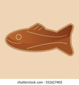 Cookies in the shape of a fish