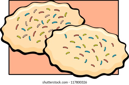 galletas con rociadores