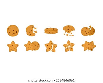 Cookies Sweet Illustration Element Set