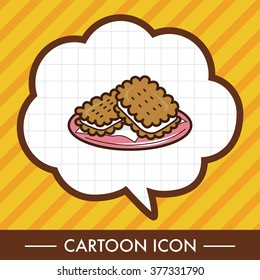 cookies theme elements vector,eps