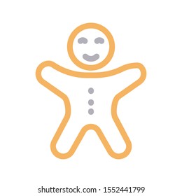 cookies vector colour line icon