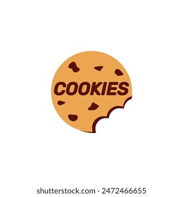 Cookies vector design logo template for food and cake business