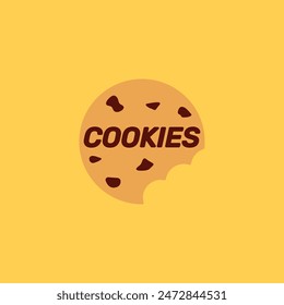 Cookies vector design logo template for food and cake business