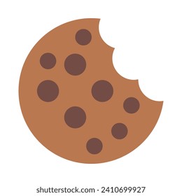Cookies Vector Flat Icon For Personal And Commercial Use.
