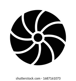 cookies vector glyph flat icon 