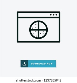 Cookies vector icon