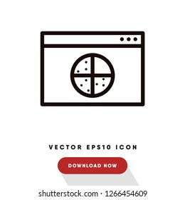 Cookies vector icon