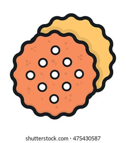 Cookies Vector Icon