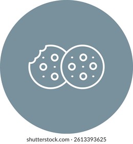 Cookies vector icon. Can be used for printing, mobile and web applications.