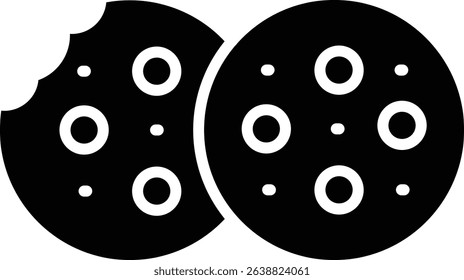 Cookies vector icon. Can be used for printing, mobile and web applications.