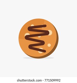 Cookies vector icon design