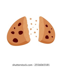 Cookies Vector Icon, Graphic Design