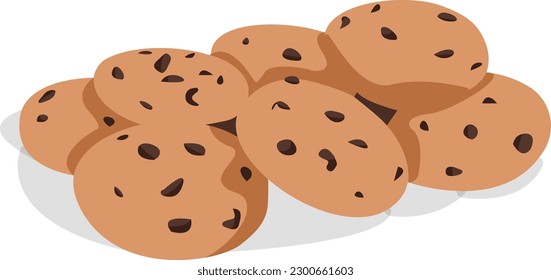Cookies Vector Icon Shape Stock