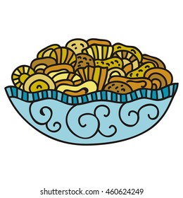 Cookies. Vector illustration.