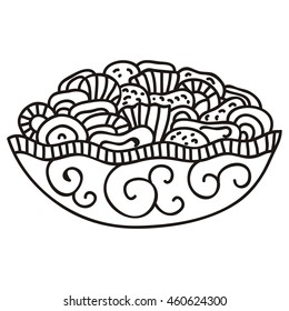 Cookies. Vector illustration.