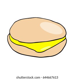 Cookies vector illustration. Doodle style. Design icon, print, logo, poster, symbol, decor, textile, paper, card. 