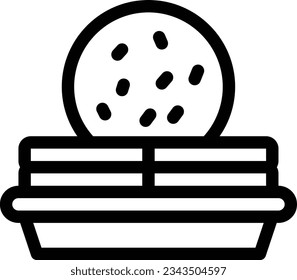 cookies Vector illustration on a transparent background.Premium quality symmbols.Stroke vector icon for concept and graphic design.