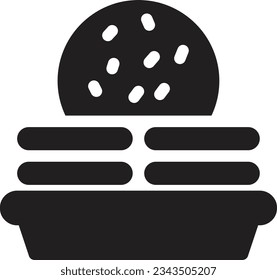 cookies Vector illustration on a transparent background.Premium quality symmbols.Glyphs vector icon for concept and graphic design. 
