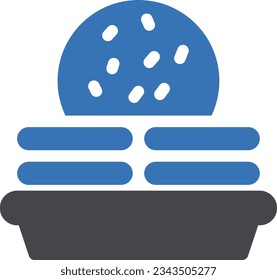cookies Vector illustration on a transparent background.Premium quality symmbols.Glyphs vector icon for concept and graphic design. 
