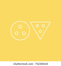 cookies vector line icon. eps-10 