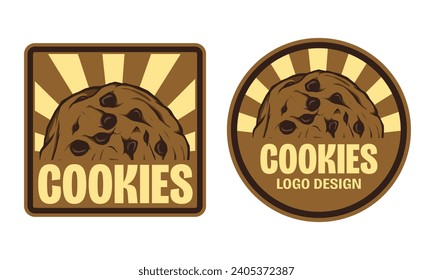 cookies vector logo set design