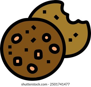 Cookies vector, Sweets food vecror