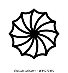 cookies vector thin line icon 