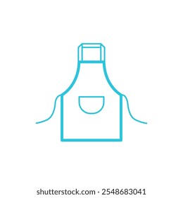 Cooking Apron icon. Isolated on white background. 