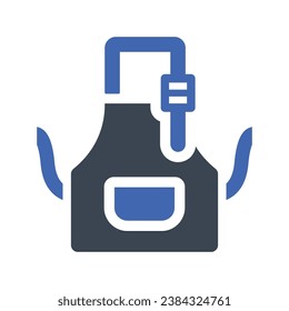 Cooking apron Icon, Vector Graphics