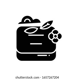 Cooking art black icon, concept illustration, vector flat symbol, glyph sign.