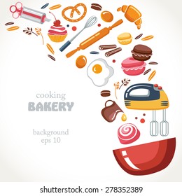 cooking bakery collection background