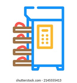 cooking and baking chamber color icon vector. cooking and baking chamber sign. isolated symbol illustration