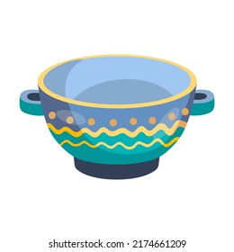 Cooking baking utensil isolated vector illustration. Modern kitchen tool flat icon. Cutlery and kitchen accessories