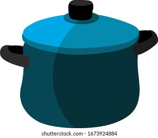 Cooking boiler, illustration, vector on white background.