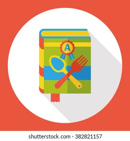 cooking book flat icon